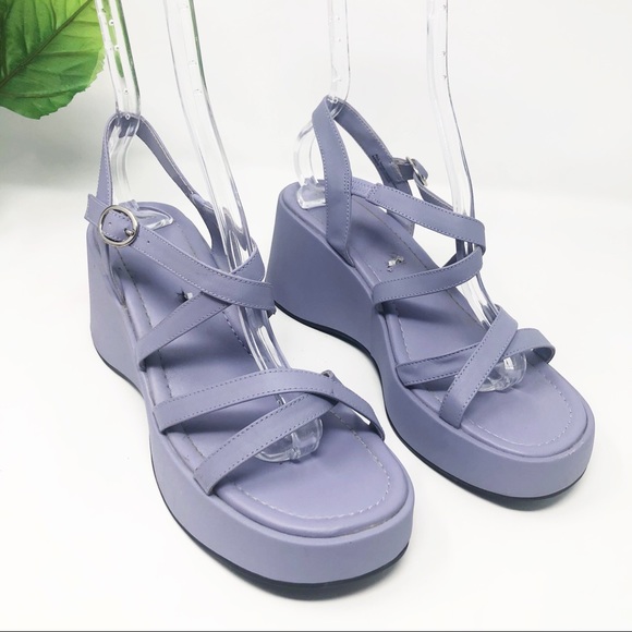 Report Shoes - Report Vintage 90’s Chunky Heel Lavender Heels